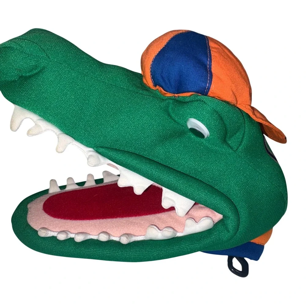 Vintage Florida Gators Mascot Hand Puppet 1994 Rowdy Gator OS Green Good Stuff